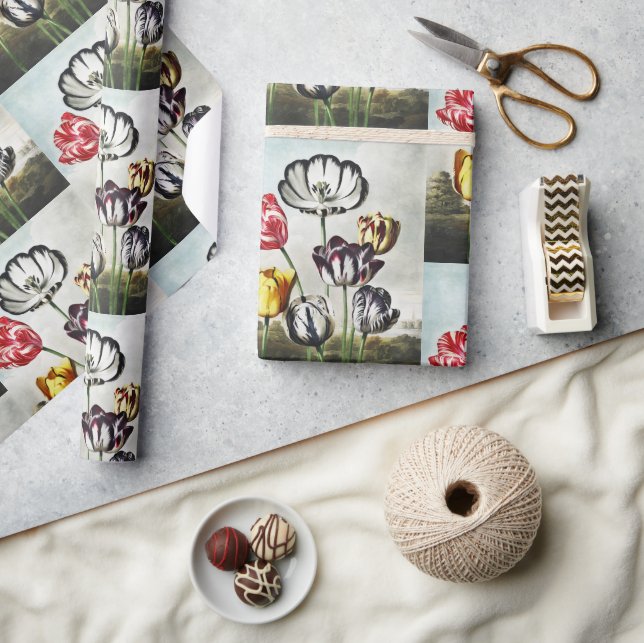 John Thornton Tulips aus dem Tempel der Flora Geschenkpapier (Kunsthandwerk)