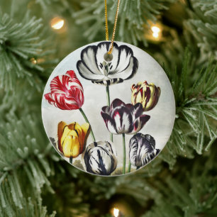John Thornton Tulips aus dem Tempel der Flora Keramik Ornament