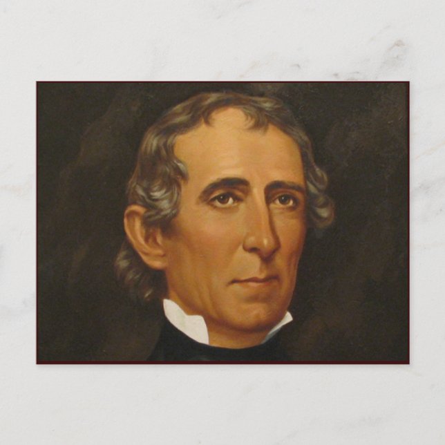 John Tyler 10. Postkarte (Vorderseite)