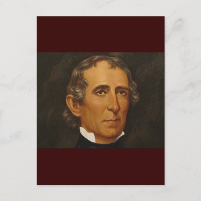 John Tyler 10. Postkarte (Vorderseite)