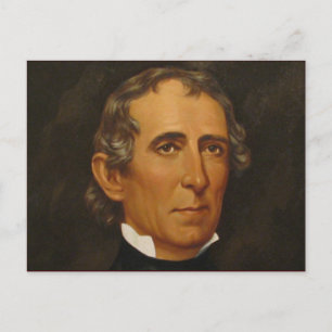 John Tyler 10 Postkarte