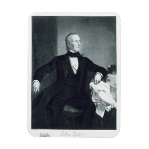 John Tyler, 10. Präsident der Vereinigten Staaten Magnet