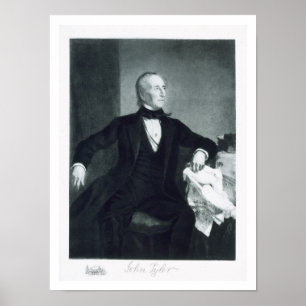 John Tyler, 10. Präsident der Vereinigten Staaten Poster