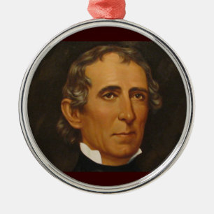 John Tyler 10. Silbernes Ornament
