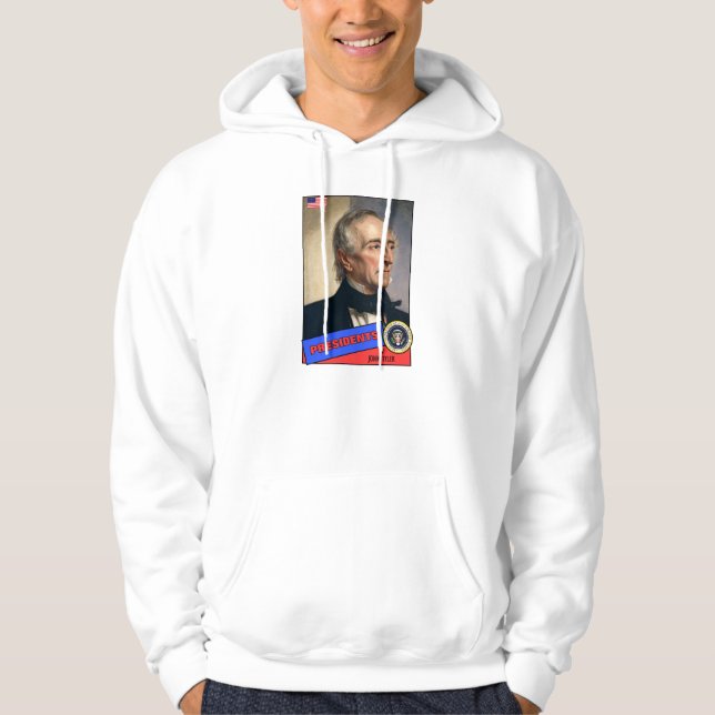 John Tyler Baseball Card Hoodie (Vorderseite)
