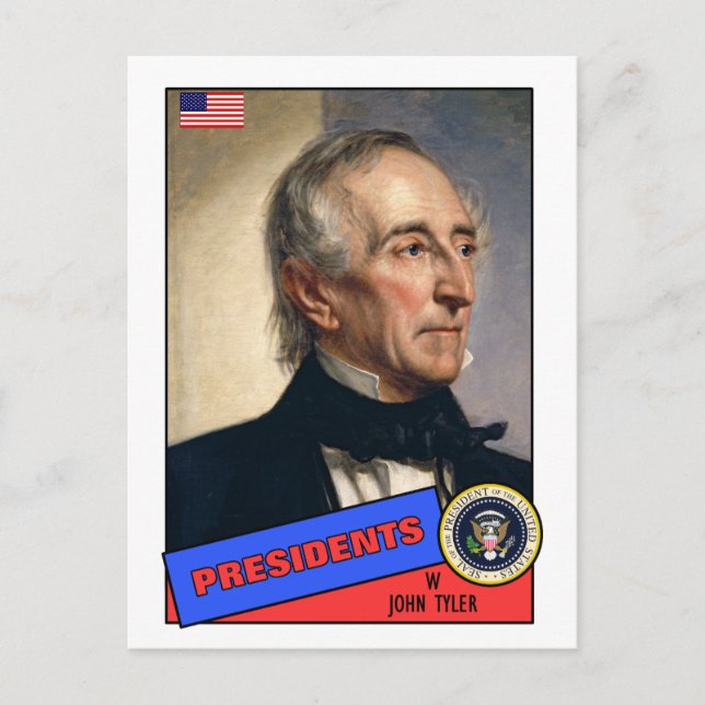 John Tyler Baseball Card Postkarte (Vorderseite)