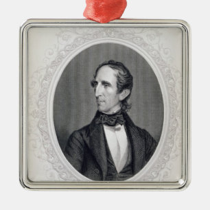 John Tyler Silbernes Ornament
