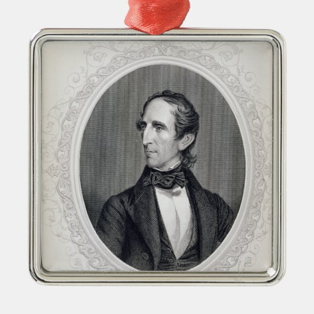 John Tyler Silbernes Ornament (Vorne)