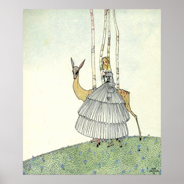 John und die Geister von Kay Nielsen Poster (Vorne)