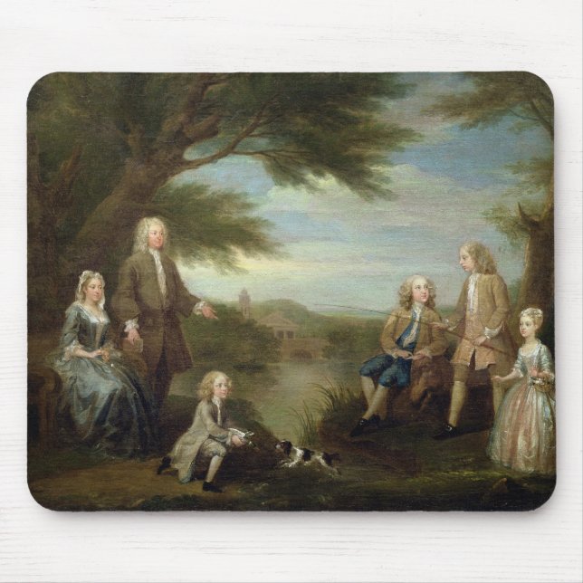 John und Elizabeth Jeffreys und ihre Kinder, 17 Mousepad (Vorne)