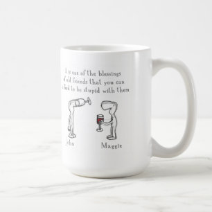 "John und Maggie " Tasse
