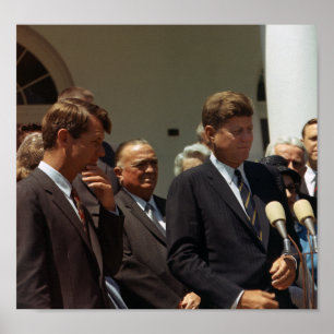 John und Robert Kennedy mit J. Edgar Hoover Poster
