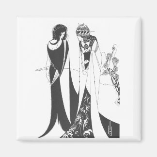 John und Salome, von Aubrey Beardsley. HD Magnet