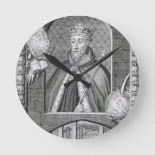 John von hagem, Herzog von Lancaster (1340-99) Runde Wanduhr