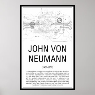 John von Neumann Poster