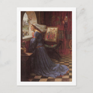 John W Waterhouse - Fair Rosamund (1917) Postkarte