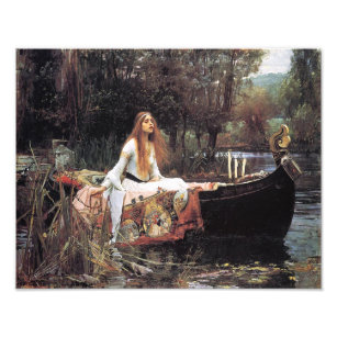 John Waterhouse 1888 "The Lady of Shallot" Fotodruck