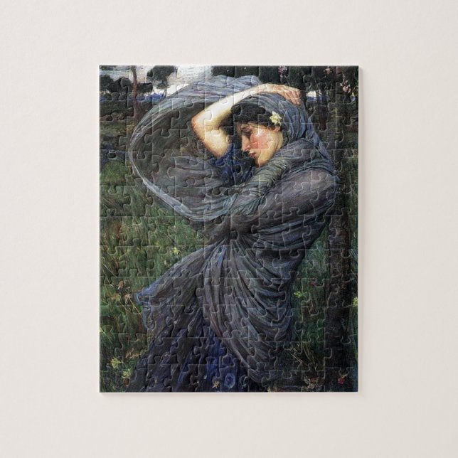 John Waterhouse Pre-Raphaelite Boreas Puzzle (Vertikal)