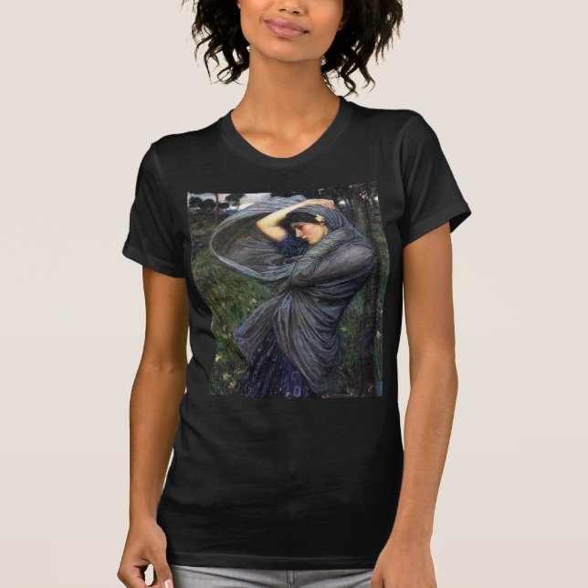 John Waterhouse Pre-Raphaelite Boreas T-Shirt (Vorderseite)