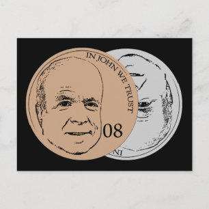 John We Trust Postkarte