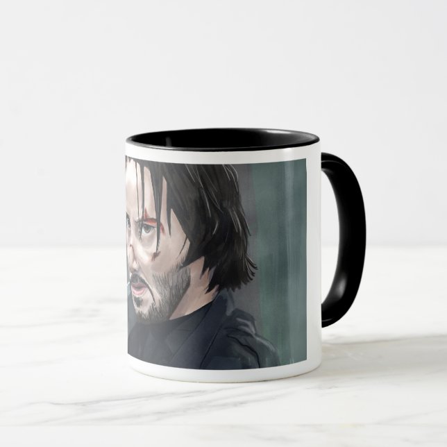 John Wick Fanart Tasse (VorderseiteRechts)