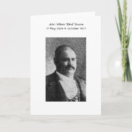 John William "Blind" Boone Karte