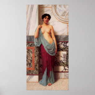 John William Godward - In der Thermae Poster
