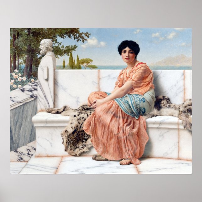 John William Godward Reverie Poster (Vorne)