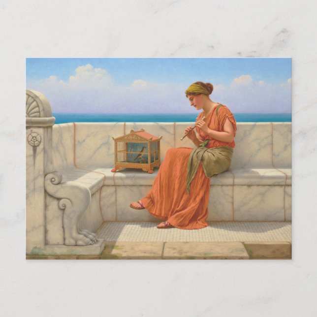 John William Godward Songs and Bird Art Postkarte (Vorderseite)