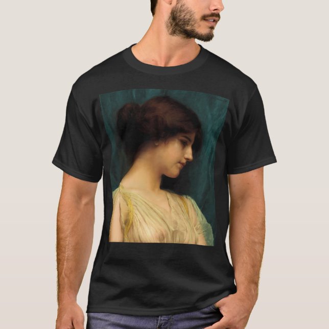 John William Godward Study von einem Mädchen T-Shirt (Vorderseite)
