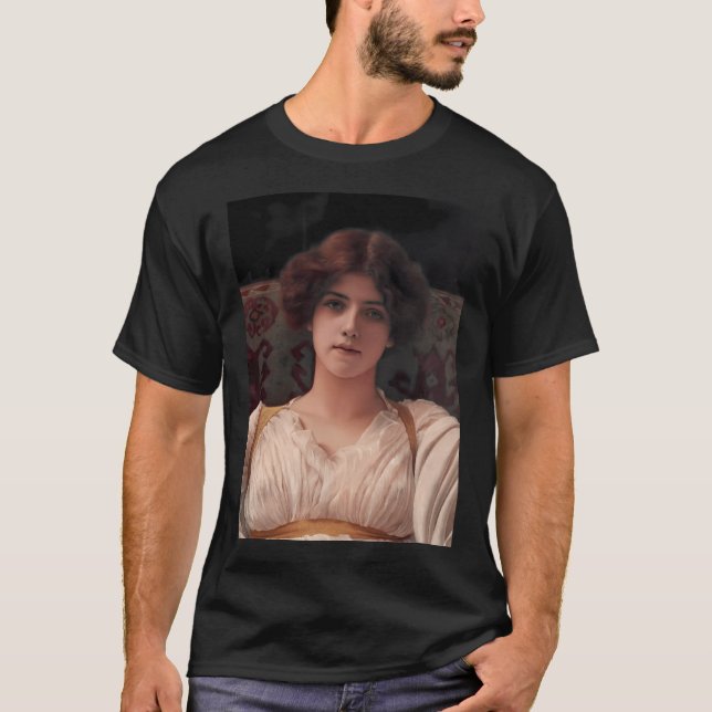 John William Godward Study von Miss Ethel T-Shirt (Vorderseite)