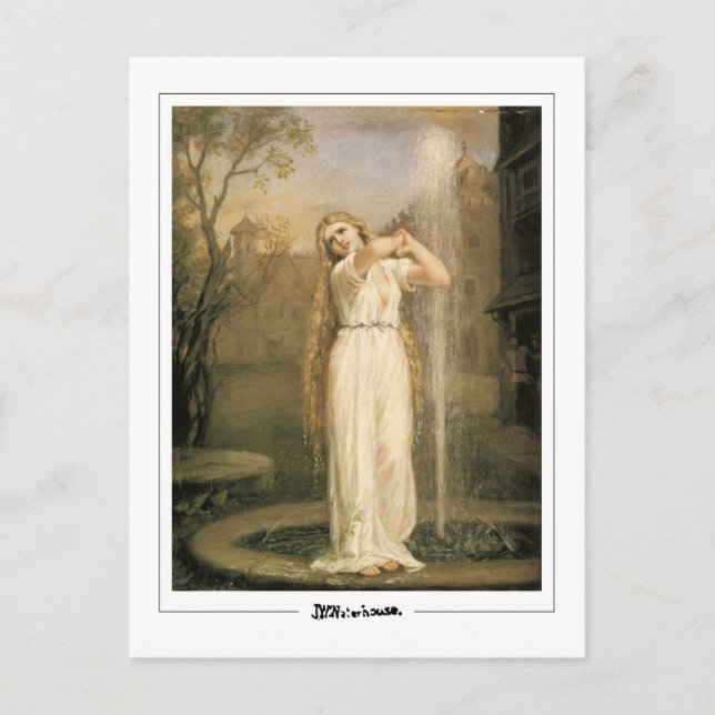 John William Waterhouse #11 - Fine Art Postcard Postkarte (Vorderseite)