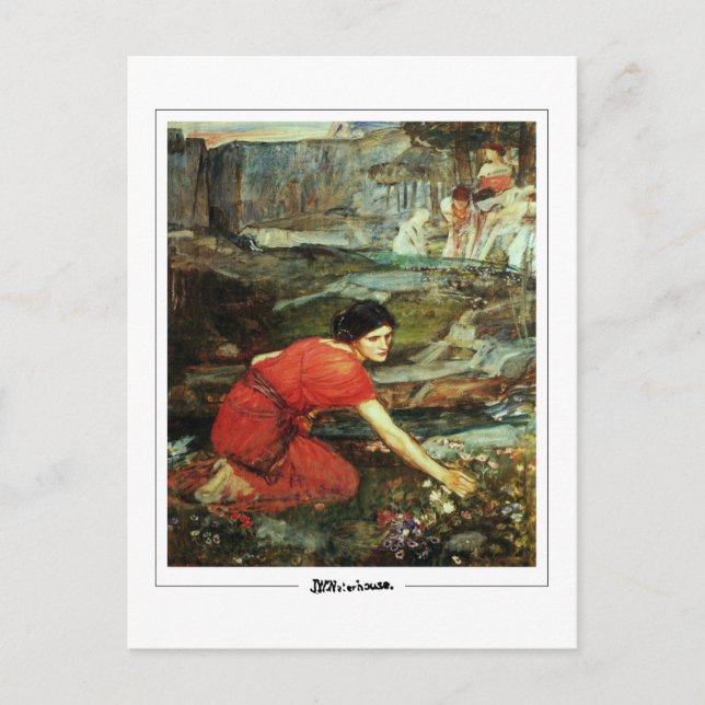John William Waterhouse #7 - Fine Art Postcard Postkarte (Vorderseite)