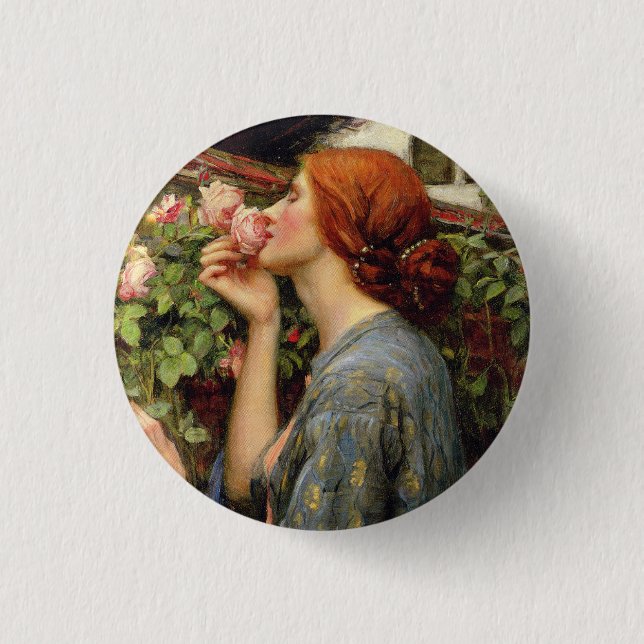John William Waterhouse Button (Vorderseite)