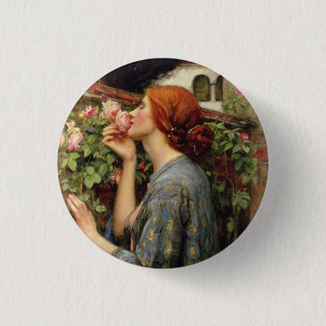 John William Waterhouse Button (Vorderseite)