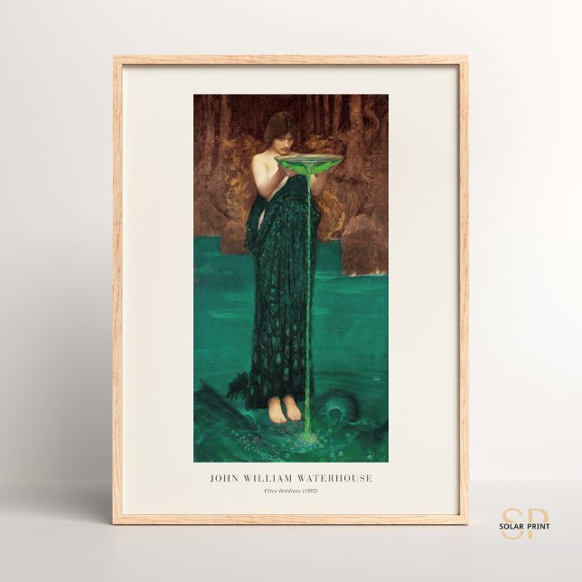 John William Waterhouse Circe Invidiosa Envious Poster (Von Creator hochgeladen)