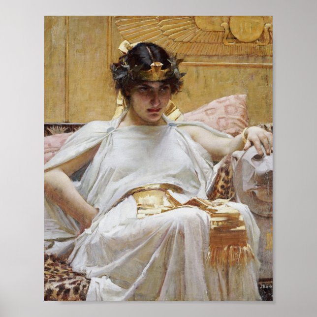 John William Waterhouse - Cleopatra Poster (Vorne)