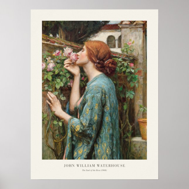 John William Waterhouse Das Soul der Rose 1908 Poster (Vorne)