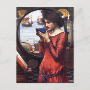 John William Waterhouse- Destiny Postkarte