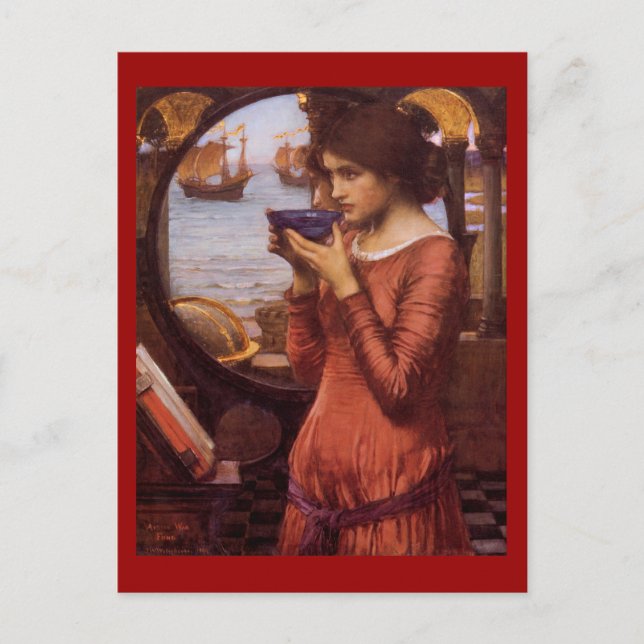 John William Waterhouse - Destiny Postkarte (Vorderseite)
