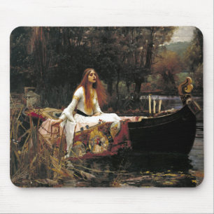 John William Waterhouse Die Dame von Shalott Mousepad