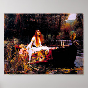 John William Waterhouse: Die Lady von Shalott Poster