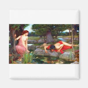 John William Waterhouse Echo und Narcissus Magnet