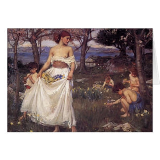 John William Waterhouse ein Lied des Frühjahrs
