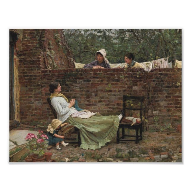 John William Waterhouse - Gute Nachbarn Fotodruck (Vorne)