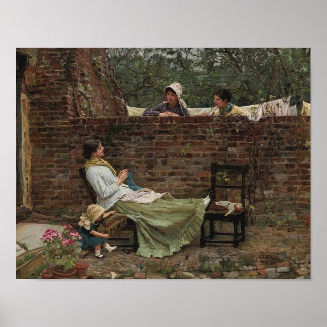 John William Waterhouse - Gute Nachbarn Poster (Vorne)