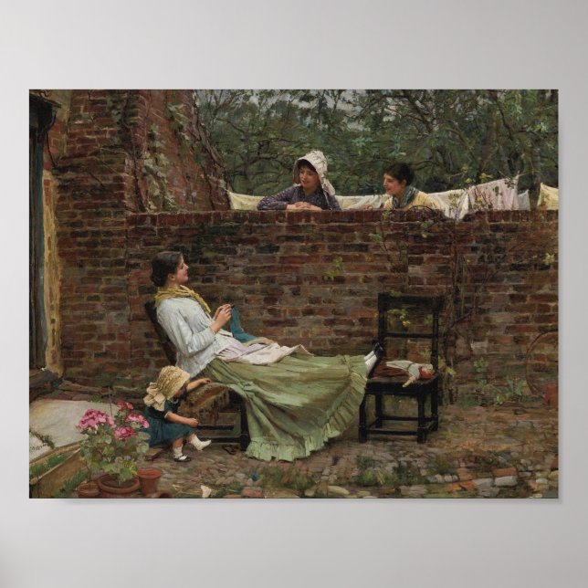 John William Waterhouse - Gute Nachbarn Poster (Vorne)