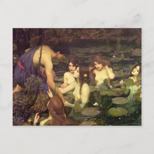 John William Waterhouse- Hylas und die Nymphen Postkarte