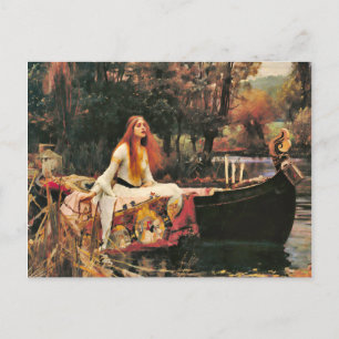John William Waterhouse Lady of Shalott Postkarte