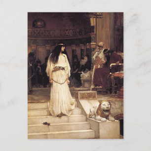 John William Waterhouse - Mariamne Verlassend Postkarte